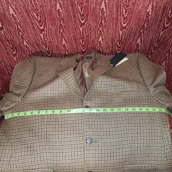 RALPH LAUREN GREEN LABEL 3 Button Long Sleeve Pure New Wool Blazer Men's Sz 44R - Picture 11 of 14